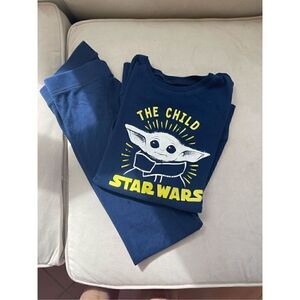 Gap Kids Star Wars Mandalorian the Child pajamas, size 14, super soft